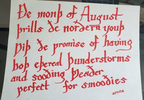 Thorn and Eth - Month of August